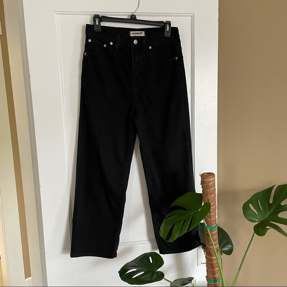 ✿ Madewell slim wide leg crop ✿